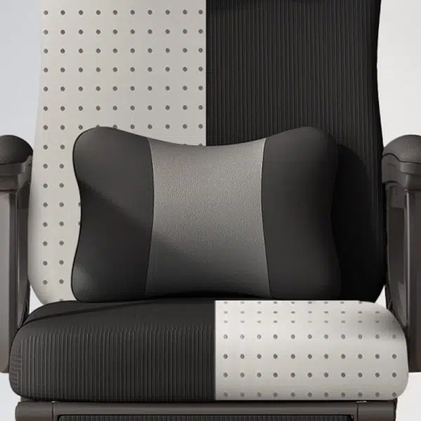 Modern Minimalist Fabric Nylon Square Rectangular Desk Chair Backrest Armrest Footrest For Home Office - Image 11