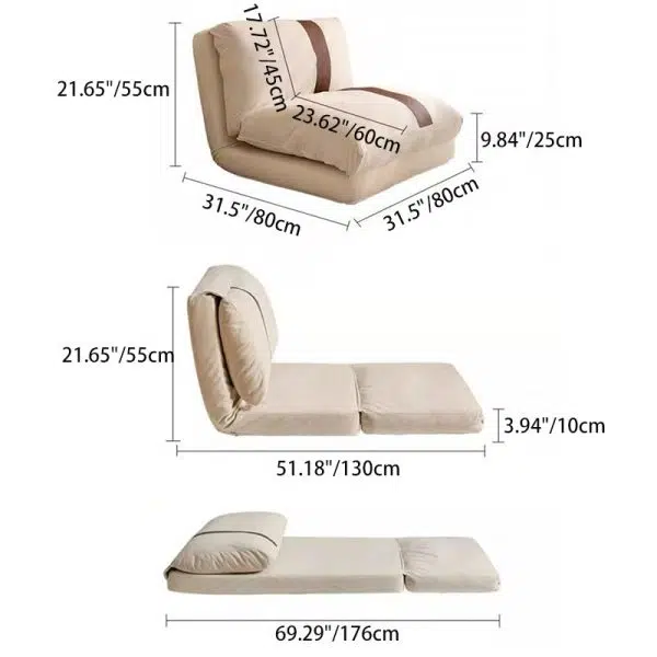 Modern Minimalist Velvet Iron Rectangular Square Accent Chair Backrest For Living Room - Image 3