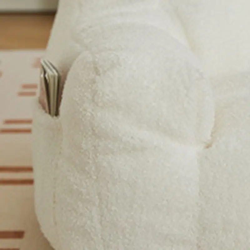 DFM-Chair-FJ00282-4.jpg Contemporary Creations Velvet Fabric EPP Particles Square Rectangle Rabbit Ears Accent Chair Backrest Armrest For Living Room - Image 7