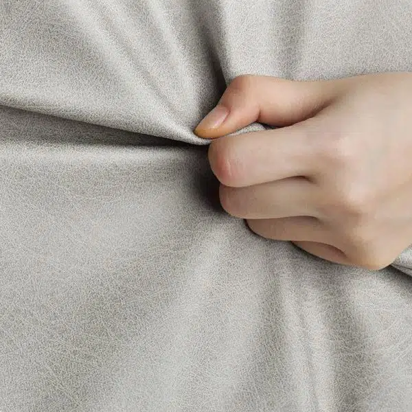 Contemporary Scandinavian Fabric Solid Wood Rectangle Lattice Cylindrical Leg Sofa Backrest Armrest For Living Room - Image 11