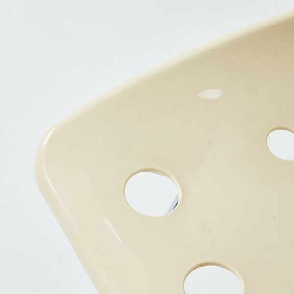 Contemporary Scandinavian PP Carbon Steel Rectangular Dining Chair Backrest For Dining Room - Image 9