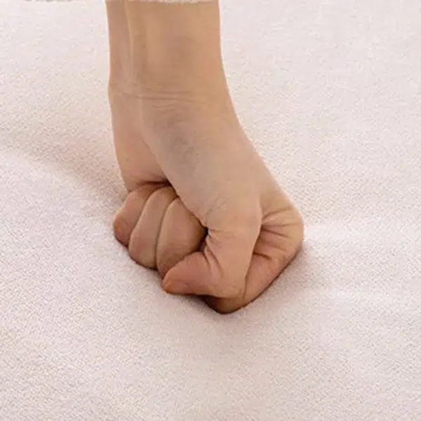 Traditional French Square Velvet Upholstered Iron V-Shaped Legs Accent Chair Backrest Armrest For Living Room - Image 5