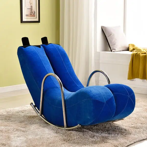 Contemporary Creative Banana PU Leather Upholstered Recliner Backrest Armrest For Living Room - Image 10