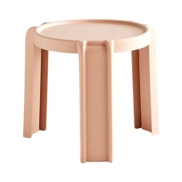 Contemporary Scandinavian PC Geometry Round Stackable Low Stool For Bedroom - Image 13