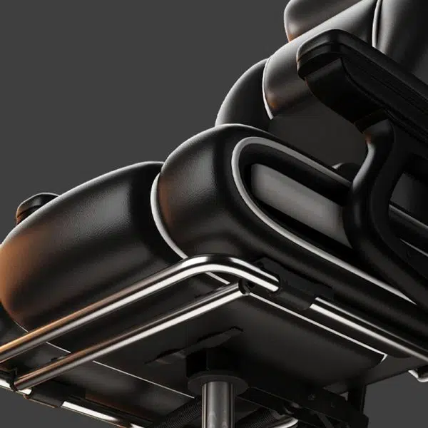 Contemporary Luxury Leather Gaming Chair Adjustable Backrest Armrest Mobile Casters For Study - Image 5