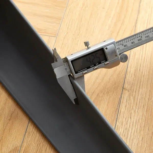 Contemporary Nordic Geometry Square Leather Plastic Stackable Chair Non-Slip Legs For Bedroom - Image 8