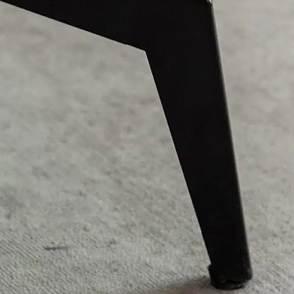 Contemporary Scandinavian Square Fabric Upholstered Accent Chair Backrest Armrest For Living Room - Image 7