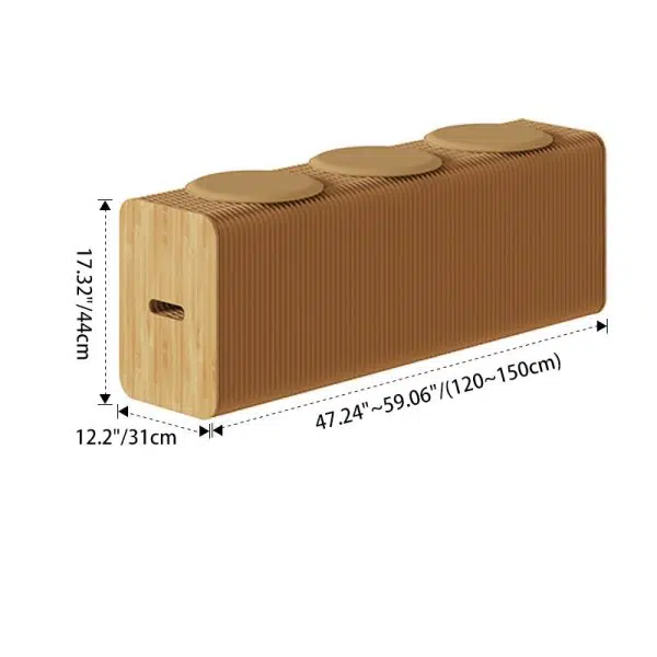 Contemporary Nordic Magnetic Organza Paper Expansion Foldable Chair For Living Room - Image 3