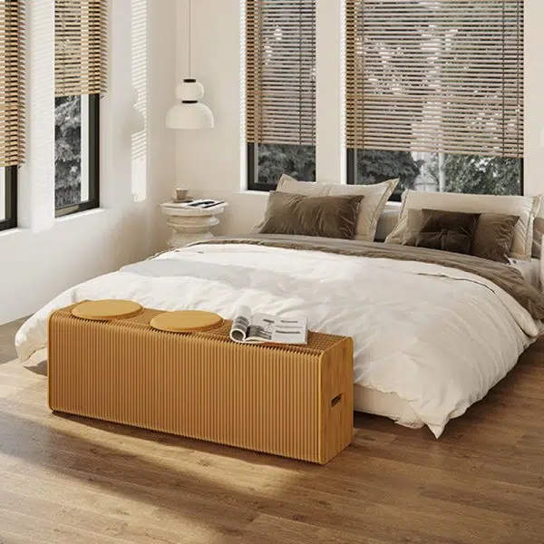 Contemporary Nordic Magnetic Organza Paper Expansion Foldable Chair For Living Room - Image 11