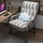 Grey And White Stripes + Storage Bag + Pillow