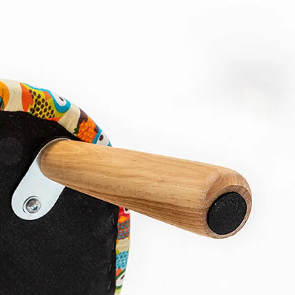 DFM-Chair-FL04108-11.jpg Contemporary Creative Cartoon Animal Pattern Fabric Solid Wood Low Stool For Bedroom - Image 5