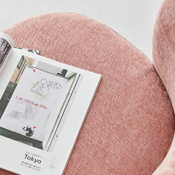 Contemporary Luxury Round Velvet Upholstered Solid Wood Legs Accent Chair Wing Back For Living Room - Image 19