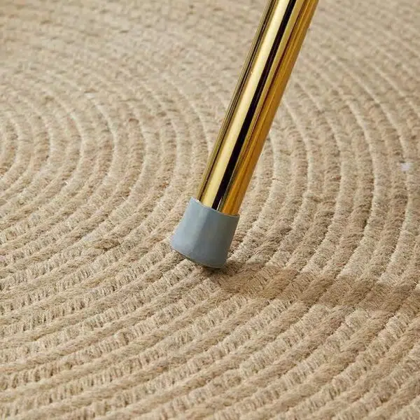 Contemporary Nordic Square Velvet Upholstered Metal Foldable Vanity Stool Backrest Footrest For Bedroom - Image 7