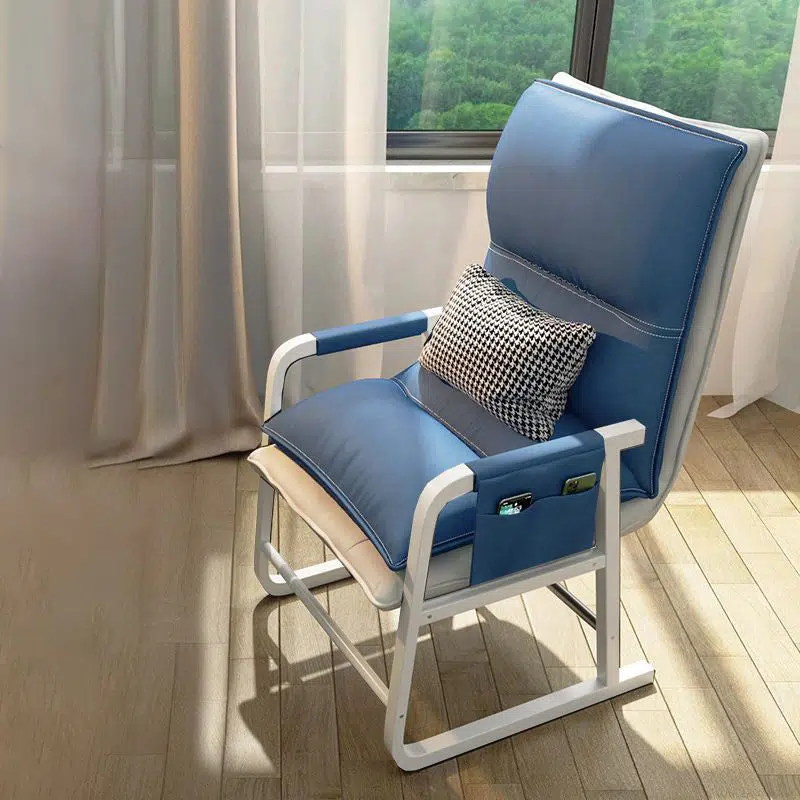 DFM-Chair-FL04471-11.jpg Contemporary Nordic Double-Layer Tech Fabric Upholstered Desk Chair Adjustable Backrest Armrest For Home Office - Image 17