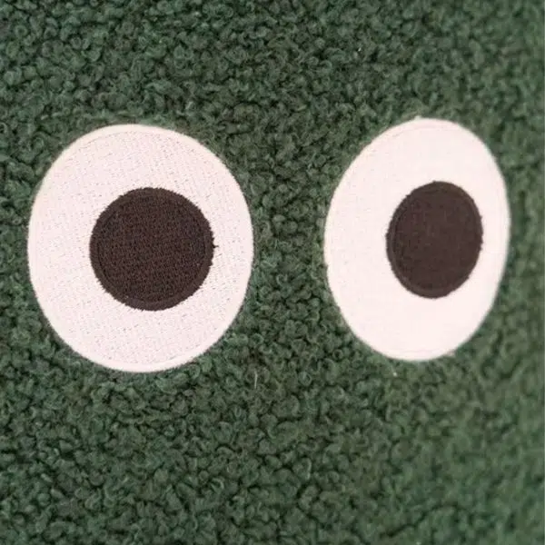 Contemporary Creative Lamb Fleece Cylinder Pouf Footstool For Entryway - Image 6