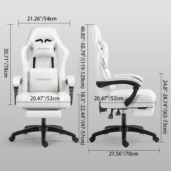 Modern Minimalist Swivel Liftable Rectangular Square Nylon Leather Fabric Desk Chair Backrest Armrest For Home Office - Image 4