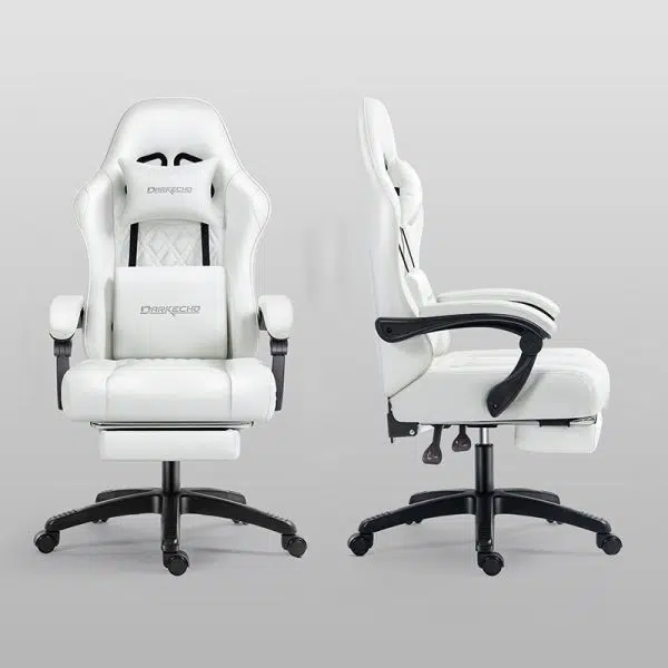 Modern Minimalist Swivel Liftable Rectangular Square Nylon Leather Fabric Desk Chair Backrest Armrest For Home Office - Image 3