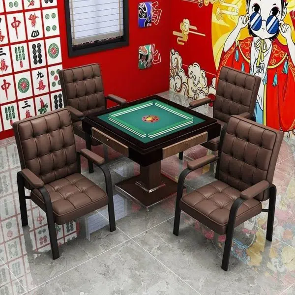 Modern Luxury Rectangular Square Steel PU Leather Accent Chair Backrest Armrest For Living Room - Image 17