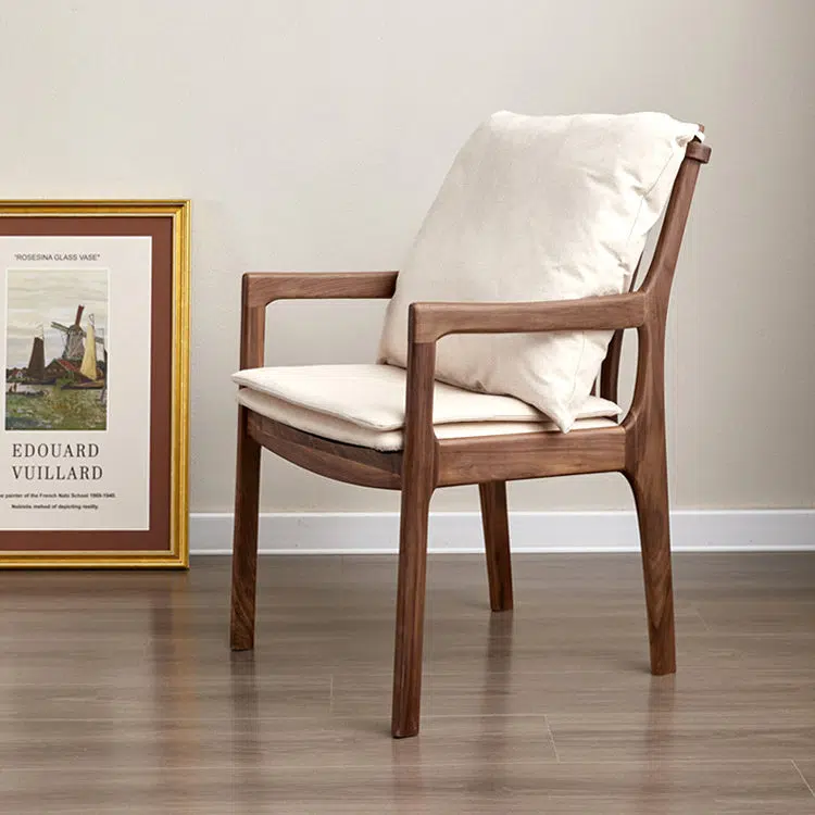 DFM-Chair-FM00252-1-1.jpg Modern Minimalist Square Wood Chair Backrest Armrest For Living Room - Image 1