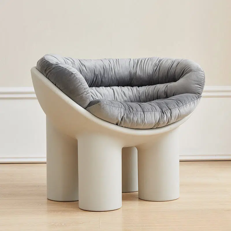 DFM-Chair-FM01113-10.jpg Contemporary Creative Elephant Leg Shape Adult Children Round Curved Plastic Chair Backrest Armrest For Living Room - Image 13