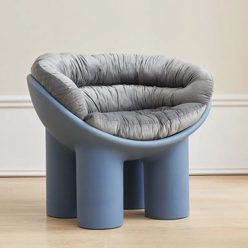 DFM-Chair-FM01113-12.jpg Contemporary Creative Elephant Leg Shape Adult Children Round Curved Plastic Chair Backrest Armrest For Living Room - Image 15