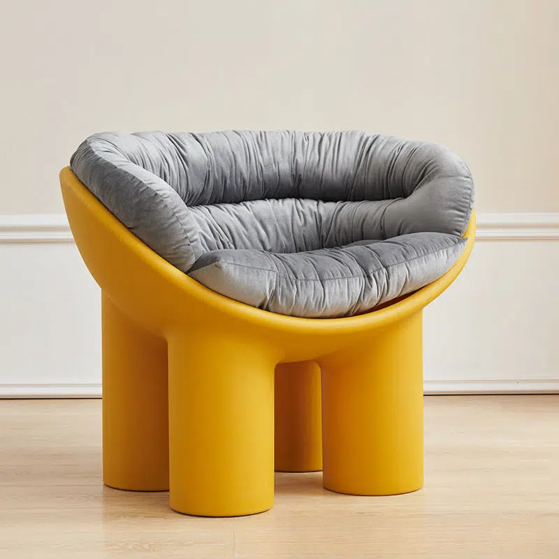 DFM-Chair-FM01113-14.jpg Contemporary Creative Elephant Leg Shape Adult Children Round Curved Plastic Chair Backrest Armrest For Living Room - Image 17