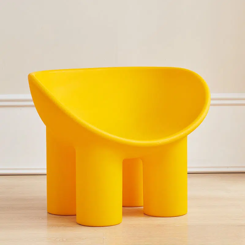 DFM-Chair-FM01113-17.jpg Contemporary Creative Elephant Leg Shape Adult Children Round Curved Plastic Chair Backrest Armrest For Living Room - Image 21