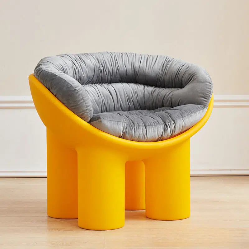 DFM-Chair-FM01113-18.jpg Contemporary Creative Elephant Leg Shape Adult Children Round Curved Plastic Chair Backrest Armrest For Living Room - Image 22