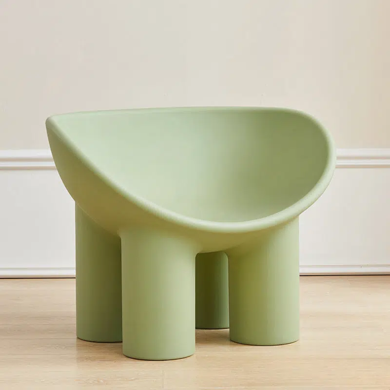 DFM-Chair-FM01113-19.jpg Contemporary Creative Elephant Leg Shape Adult Children Round Curved Plastic Chair Backrest Armrest For Living Room - Image 23