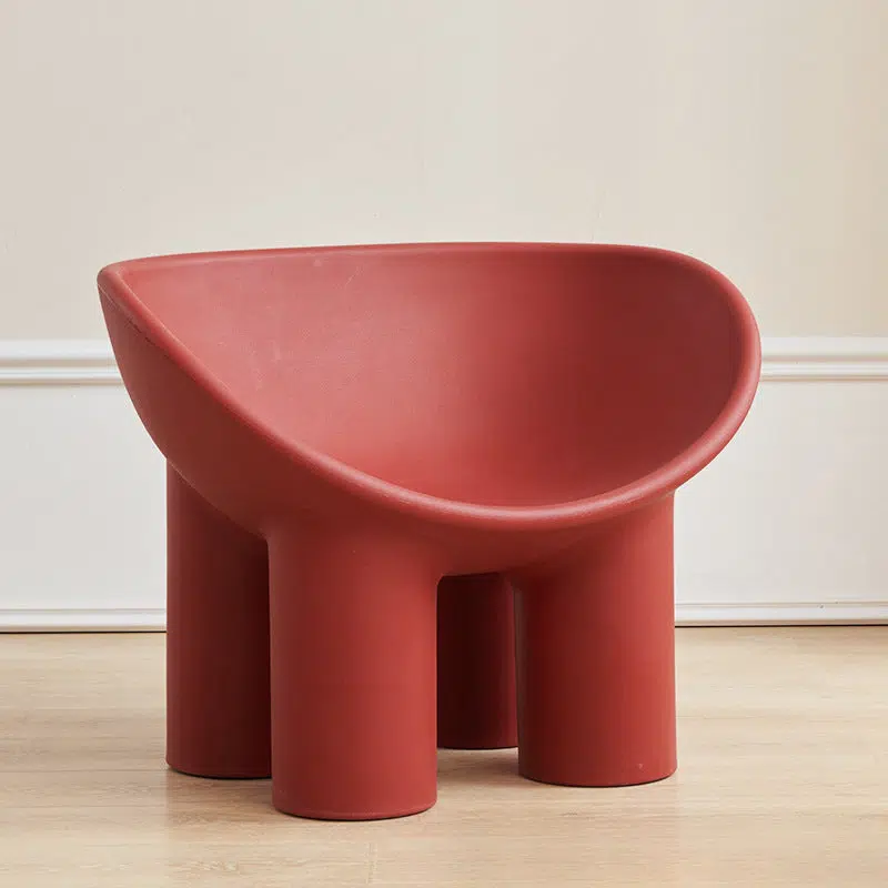 DFM-Chair-FM01113-21.jpg Contemporary Creative Elephant Leg Shape Adult Children Round Curved Plastic Chair Backrest Armrest For Living Room - Image 20
