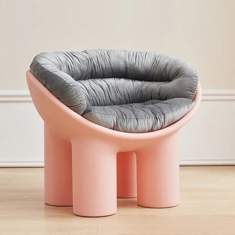DFM-Chair-FM01113-24.jpg Contemporary Creative Elephant Leg Shape Adult Children Round Curved Plastic Chair Backrest Armrest For Living Room - Image 27