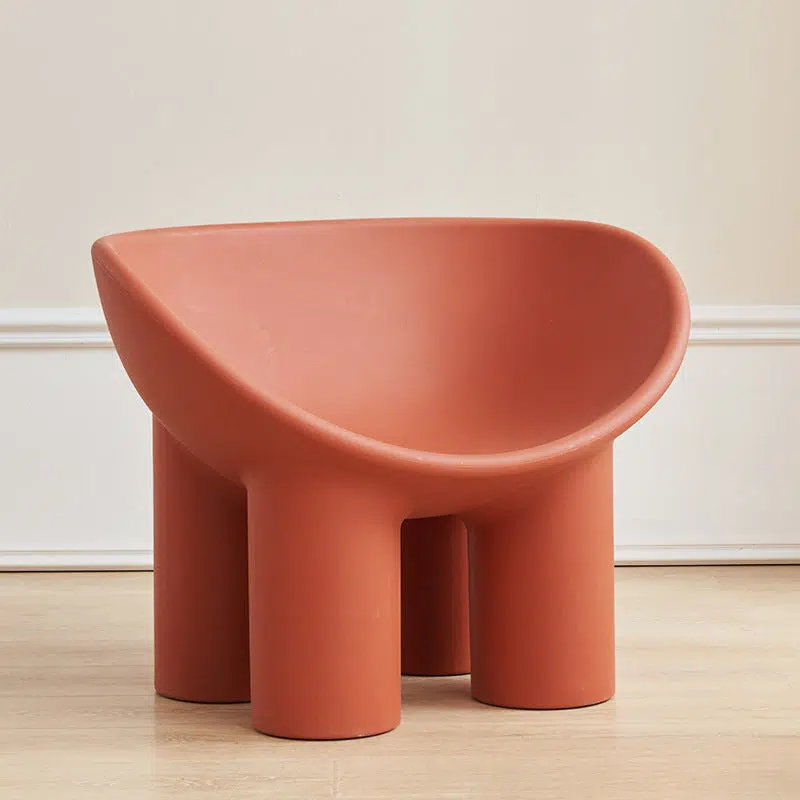 DFM-Chair-FM01113-25.jpg Contemporary Creative Elephant Leg Shape Adult Children Round Curved Plastic Chair Backrest Armrest For Living Room - Image 28