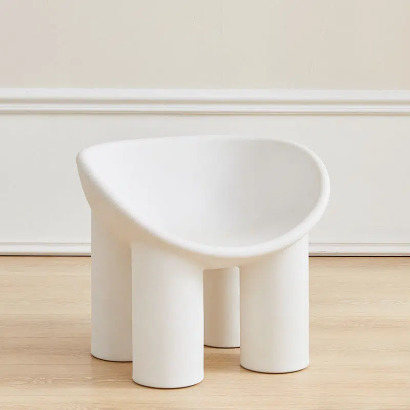 DFM-Chair-FM01113-27.jpg Contemporary Creative Elephant Leg Shape Adult Children Round Curved Plastic Chair Backrest Armrest For Living Room - Image 30