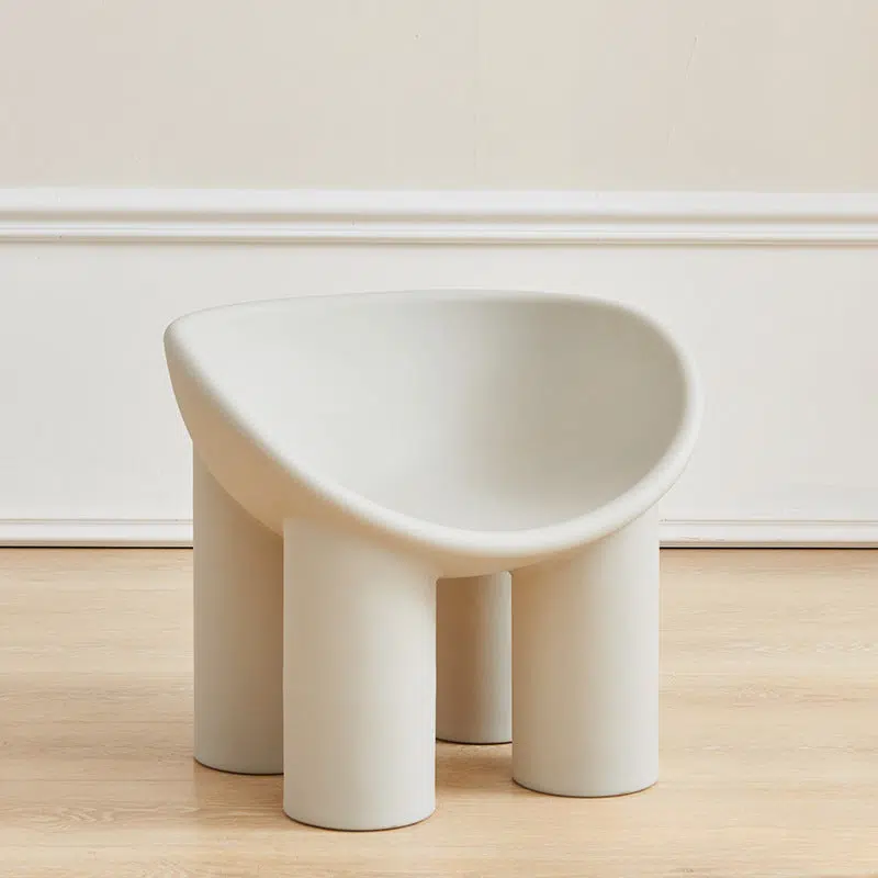 DFM-Chair-FM01113-32.jpg Contemporary Creative Elephant Leg Shape Adult Children Round Curved Plastic Chair Backrest Armrest For Living Room - Image 32