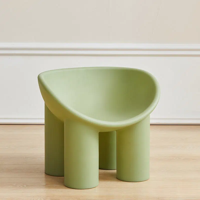 DFM-Chair-FM01113-37.jpg Contemporary Creative Elephant Leg Shape Adult Children Round Curved Plastic Chair Backrest Armrest For Living Room - Image 37