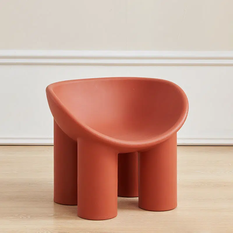 DFM-Chair-FM01113-40.jpg Contemporary Creative Elephant Leg Shape Adult Children Round Curved Plastic Chair Backrest Armrest For Living Room - Image 40