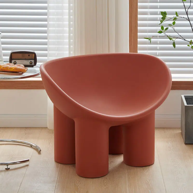 DFM-Chair-FM01113-44.jpg Contemporary Creative Elephant Leg Shape Adult Children Round Curved Plastic Chair Backrest Armrest For Living Room - Image 42