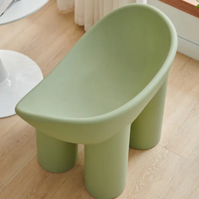 DFM-Chair-FM01113-47.jpg Contemporary Creative Elephant Leg Shape Adult Children Round Curved Plastic Chair Backrest Armrest For Living Room - Image 7