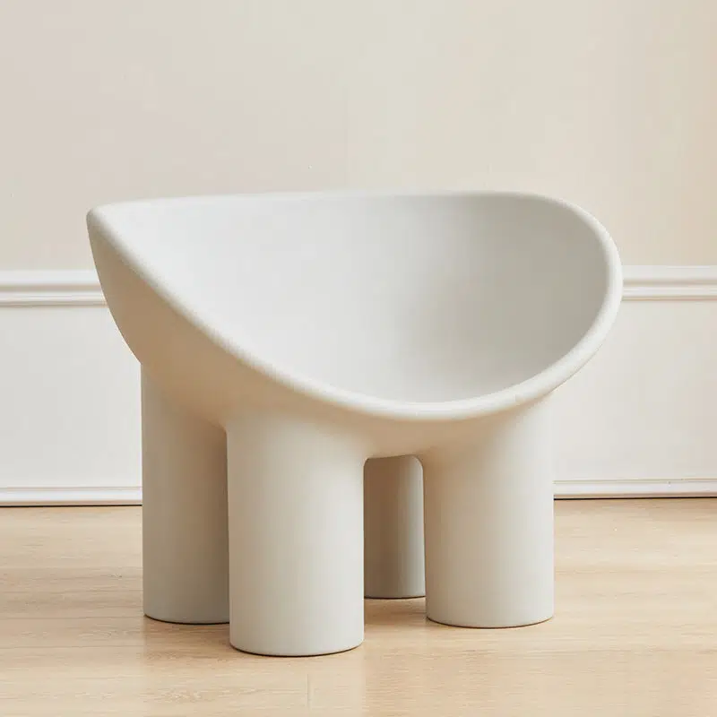 DFM-Chair-FM01113-9.jpg Contemporary Creative Elephant Leg Shape Adult Children Round Curved Plastic Chair Backrest Armrest For Living Room - Image 19