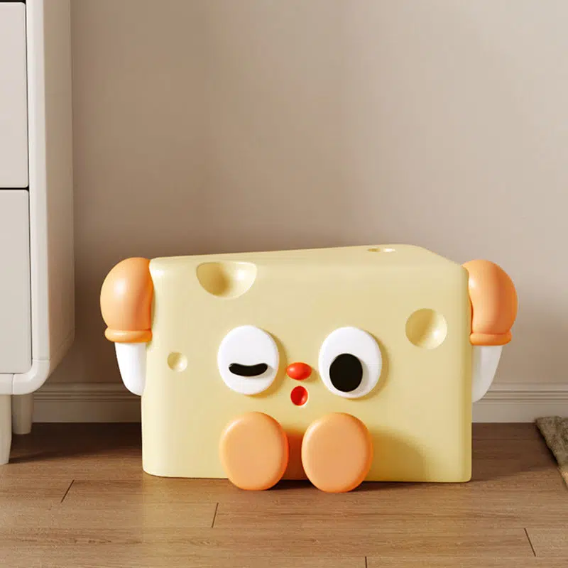 DFM-Chair-FM01192-1.jpg Contemporary Creative Cartoon Cute Cheese Triangle Fiberglass Chair For Living Room - Image 1