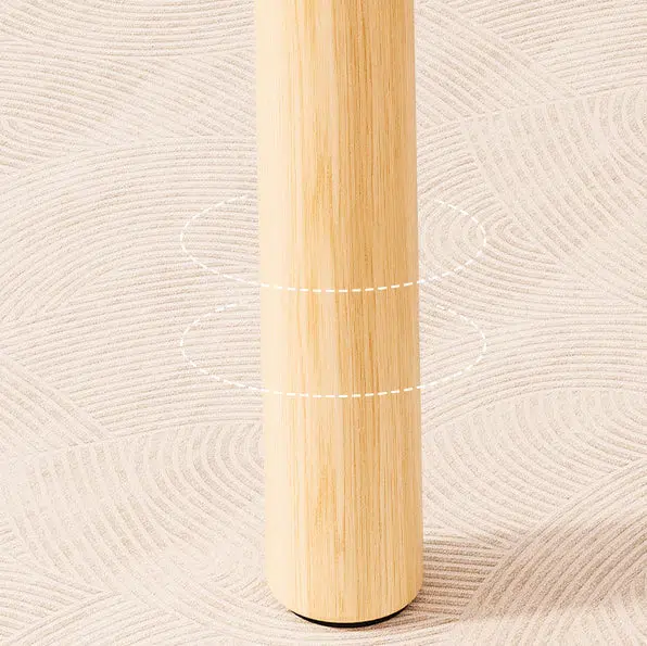 DFM-Chair-FM01222-8.jpg Contemporary Creative Cloud Shape Fabric Lambswool Wood Vanity Stool For Bedroom - Image 6