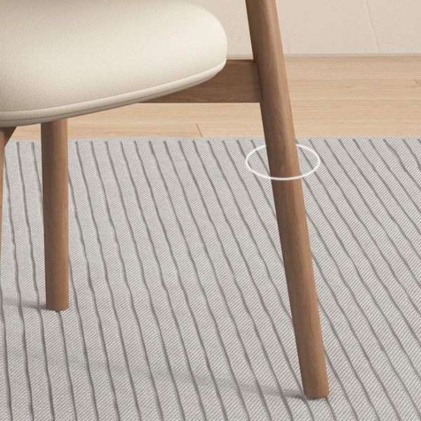 Contemporary Scandinavian Oval Back Solid Wood High Density Sponge Backrest For Dining Room - Image 8