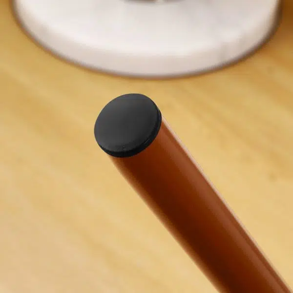 Modern Minimalist Doughnut Square Lambswool Carbon Steel Vanity Stool Backrest For Bedroom - Image 10