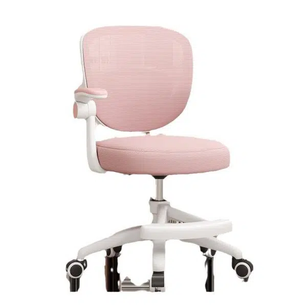 Modern Simplicity Round Cushion Fabric PP Desk Chair Backrest Armrest For Home Office - Image 9
