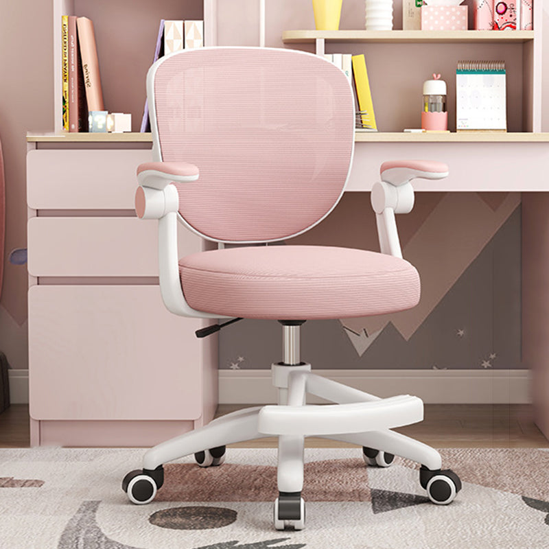 DFM-Chair-FP01412-6.jpg Modern Simplicity Round Cushion Fabric PP Desk Chair Backrest Armrest For Home Office - Image 1