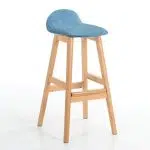 Original Wood Color Legs - Blue