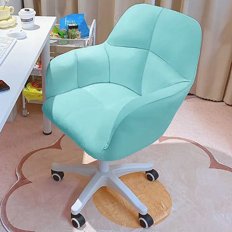 DFM-Chair-FP01457-10.jpg Contemporary Luxury Square Cushion Golden Velvet Nylon Desk Chair Backrest For Home Office - Image 10