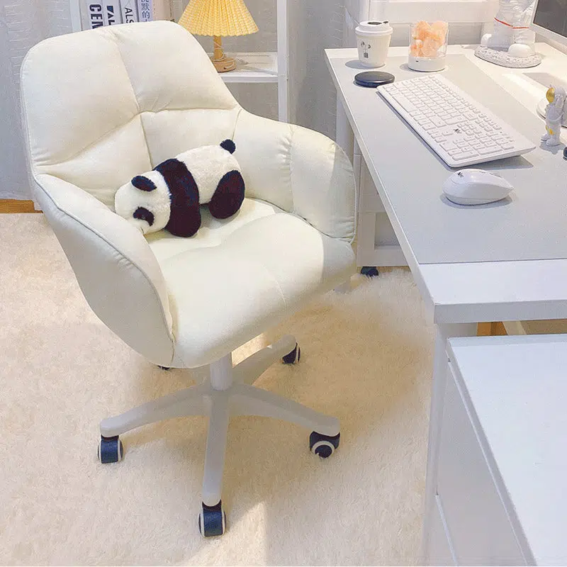 DFM-Chair-FP01457-17.jpg Contemporary Luxury Square Cushion Golden Velvet Nylon Desk Chair Backrest For Home Office - Image 1