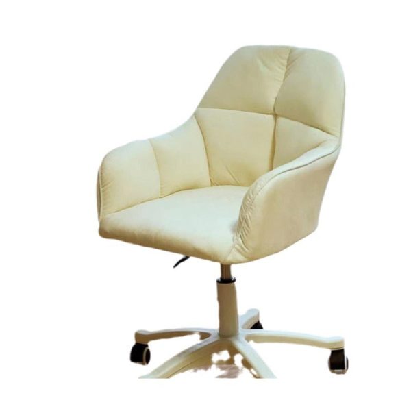 Contemporary Luxury Square Cushion Golden Velvet Nylon Desk Chair Backrest For Home Office - Image 17