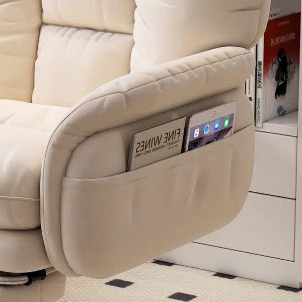 Modern Luxury Square Cushion High Density Foam Stainless Steel Accent Chair Backrest Armrest For Living Room - Image 6